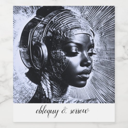 Afro-futurism Book Title Parody ワインラベル (シングルラベル)