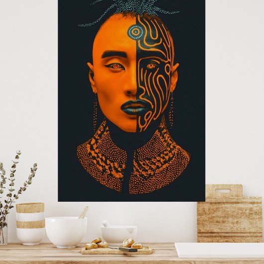 Afro-futuristic 2 ポスター (キッチン)