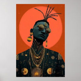 Afro-futuristic 4 ポスター