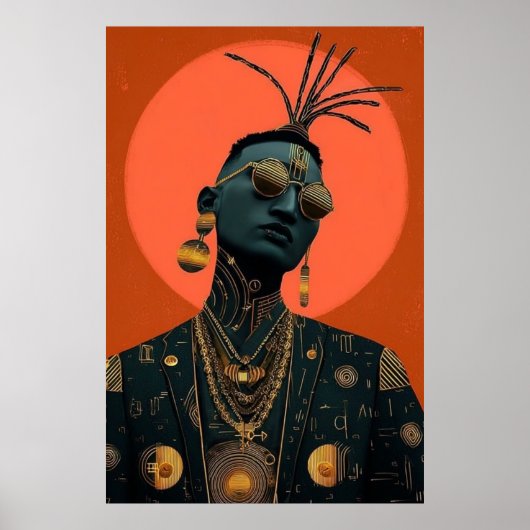 Afro-futuristic 4 ポスター (正面)