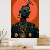 Afro-futuristic 4 ポスター (キッチン)