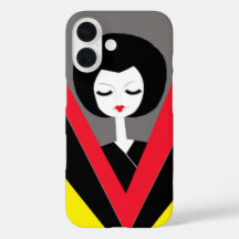 Afro Geisha Iphoneケース