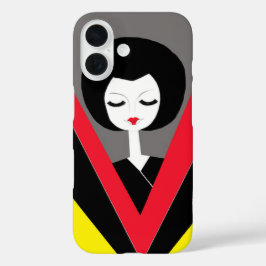 Afro Geisha Iphoneケース iPhone 16ケース