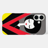 Afro Geisha Iphoneケース Case-Mate iPhoneケース (裏面 (横))