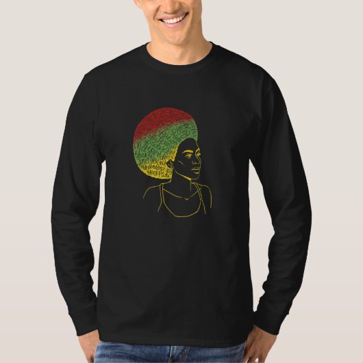 Afro girl woman rights Premium Tシャツ (正面)