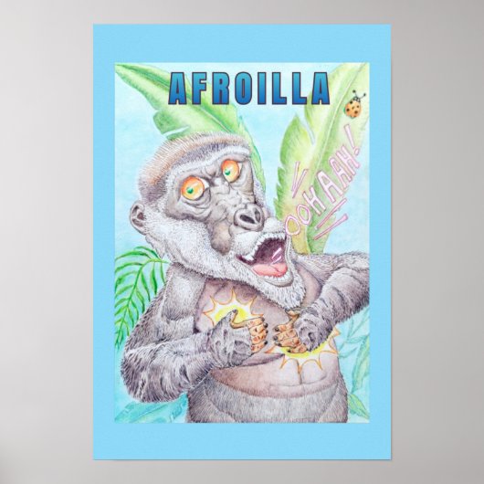 AFRO GORILLA POSTER  ポスター (正面)