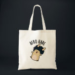 Afro Hare Funny Rabbit With Afro Pun  トートバッグ<br><div class="desc">Afro Hare Funny Rabbit With Afro Pun features a cute rabbit with an afro hairdo . Perfect pun gift for family and friends who love cute afro hair rabbit puns.</div>
