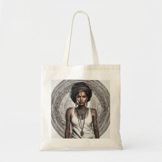 afro indian chic トートバッグ