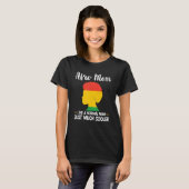 Afro Mom Like A Normal Mom Just Much Cooler mother Tシャツ (正面フル)