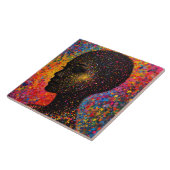 Afro Nebula Whisper – Black History Celebration タイル (側面)