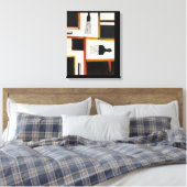 Afro Picks & Combsのキャンバスプリント キャンバスプリント (インサイチュ (寝室))