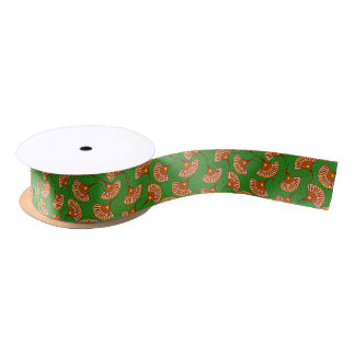 Afro Pop Ankara Fan Pattern Design Satin Ribbon サテンリボン