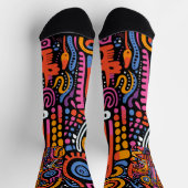 Afro-Pop' – Buntes Lebensgefühl ソックス (上部)