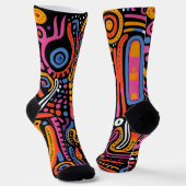 Afro-Pop' – Buntes Lebensgefühl ソックス (傾斜あり)