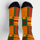 Afro Pop Colourful Kente Socks ソックス (上部)