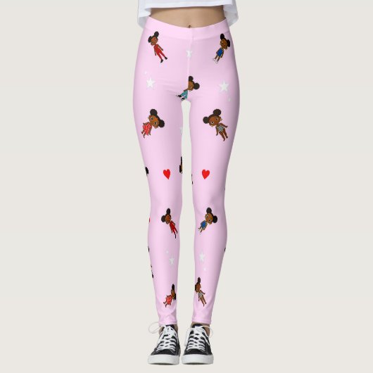 Afro Puff レギンス (正面)