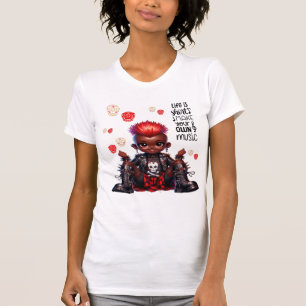 Afro Punkが自分の音楽レディースTシャツを作る Tシャツ