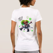 Afro Punk Get It GirlレディースTシャツ Tシャツ (裏面)
