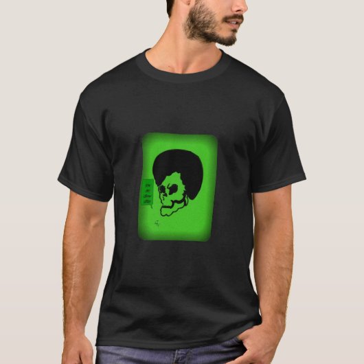 "AFRO-SKULL "のTシャツ Tシャツ (正面)