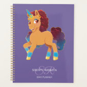 Afro Unicorn | ディヴァインの華麗な踊り プランナー手帳 (正面)