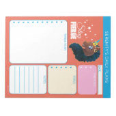 Afro Unicorn | Magical ノートパッド (正面)