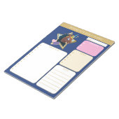 Afro Unicorn Magical Star ノートパッド (アングル)