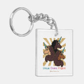 Afro Unicorn Trio: ユニーク、Divine、Magical キーホルダー (正面左)