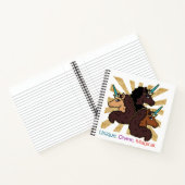 Afro Unicorn Trio: ユニーク、Divine、Magical ノートブック (内部)