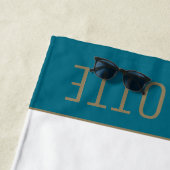 Afro Unicorn Trio: ユニーク、Divine、Magical ビーチタオル (インサイチュ)