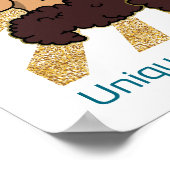 Afro Unicorn Trio: ユニーク、Divine、Magical ポスター (角)