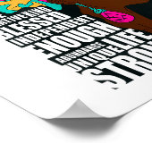 Afro You Are Enough I Am Insrational Sayings Motiv ポスター (角)