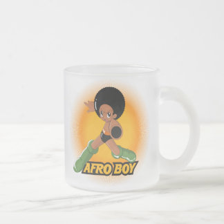 AfroBoy! フロストグラスマグカップ