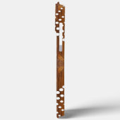 AFRoCA FEMALE Afro plus Africa Wood Grain look Case-Mate iPhoneケース (裏面 / 左)