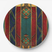 Afrocentricお祝い紙プレート ペーパープレート (正面)