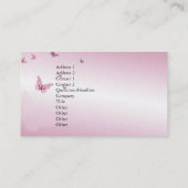 Afrocentricのダンサーのバレリーナのプロフェッショナルのスタイリスト 名刺 (裏面)