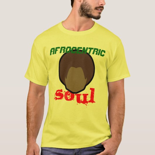 Afrocentricの精神のTシャツ Tシャツ (正面)
