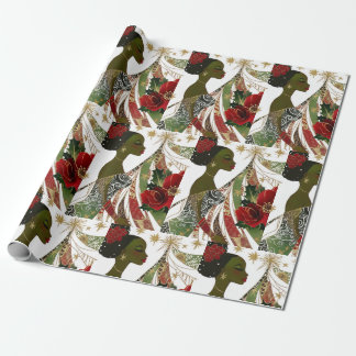 Afrocentricラッピング紙転が ラッピングペーパー