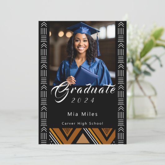 Afrocentric卒業招待状 招待状 (スタンド正面)