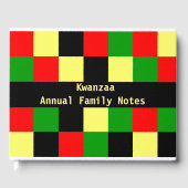 Afrocentric市松模様に ゲストブック (正面)