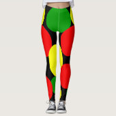 Afrocentric水玉模様 レギンス