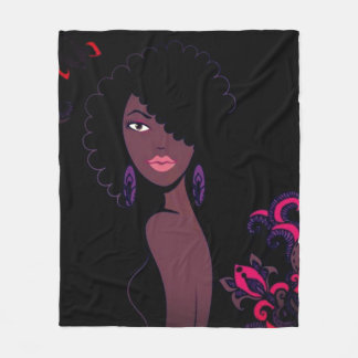 Afrocentric美しい毛布 フリースブランケット