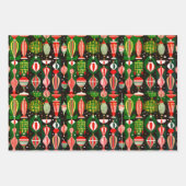 Afrocentric Christmasシームレス – 19インチx 29フィー ラッピングペーパーシート (正面2)