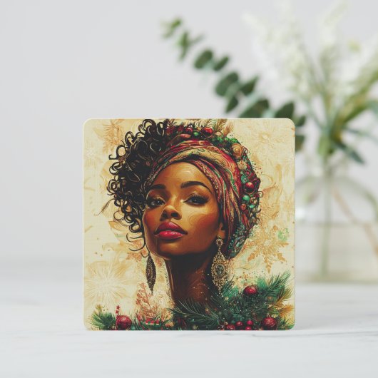 Afrocentric Christmas Queen 招待状 (スタンド正面)