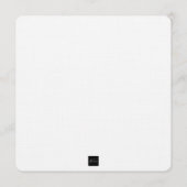 Afrocentric Christmas Queen 招待状 (裏面)