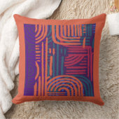 Afrocentric Geometric Graphic Motif クッション (ブランケット)