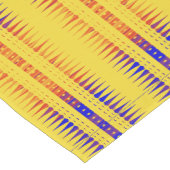 Afrocentric Geometric Print Short Table Runner ショートテーブルランナー (コーナー)