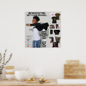 Afrocentric Gift Poster ポスター (キッチン)