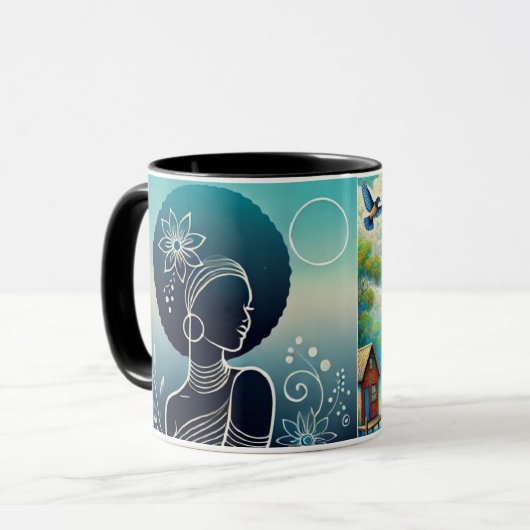 Afrocentric GMug マグカップ (正面左)