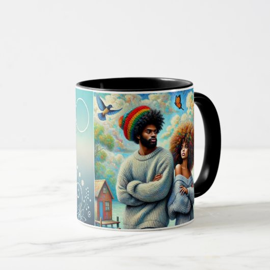 Afrocentric GMug マグカップ (正面右)