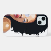 Afrocentric iPhone 15ケース (裏面横)